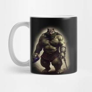 Gently Wolf-Ogre Chimaera Fantasy Artwork Mug